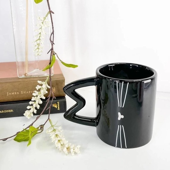 Mug w/Cat Shaped Ears Cat Wiskers and Pink Nose NWT - Picture 2 of 5